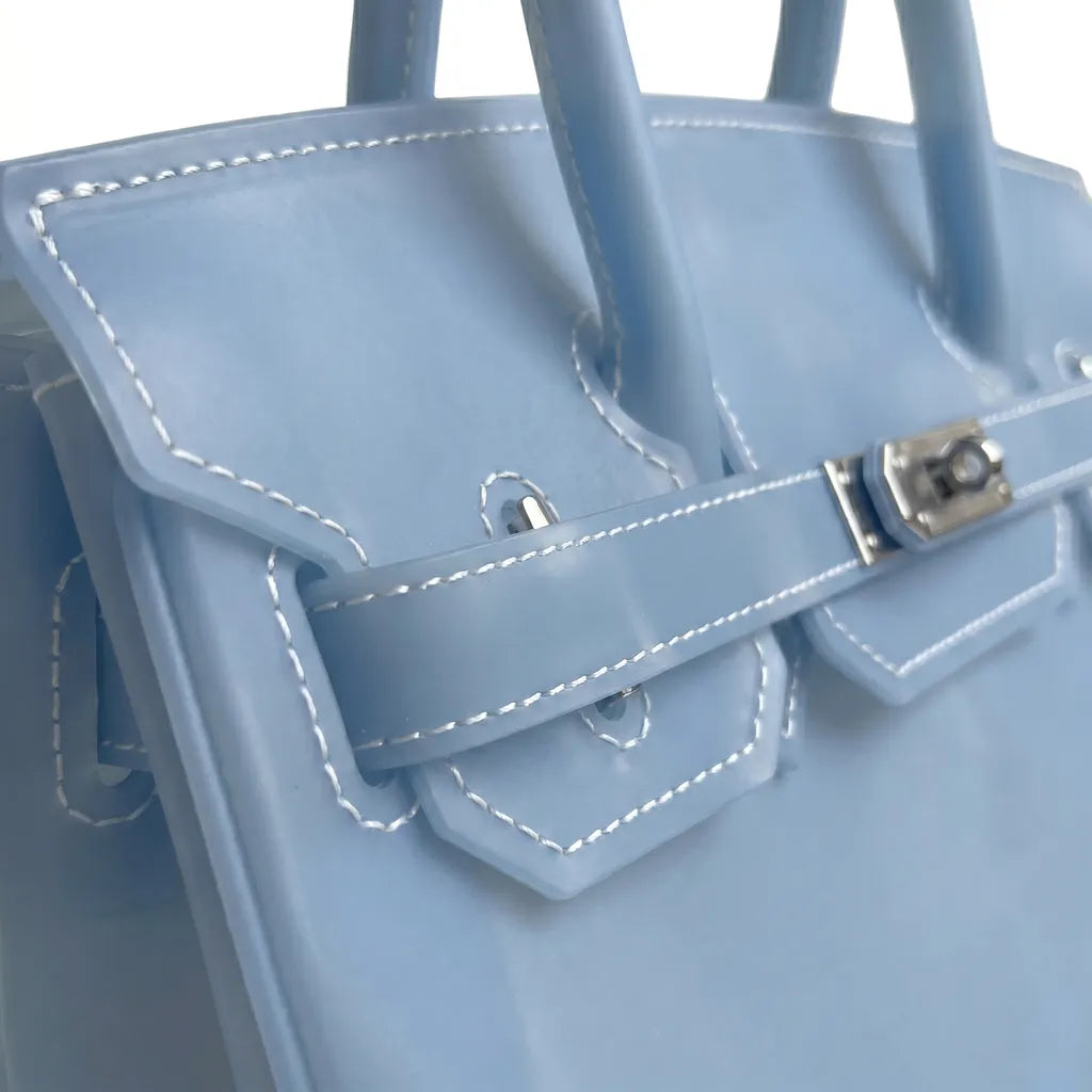 Baby Blue Jelly Mood Bag – Large