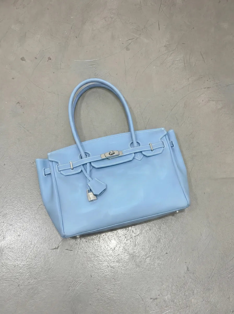 Baby Blue Jelly Mood Bag – Large