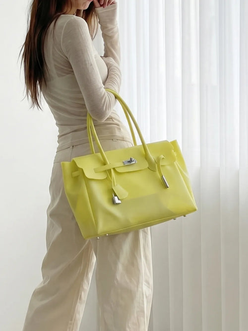 Butter Yellow Jelly Mood Bag – Medium