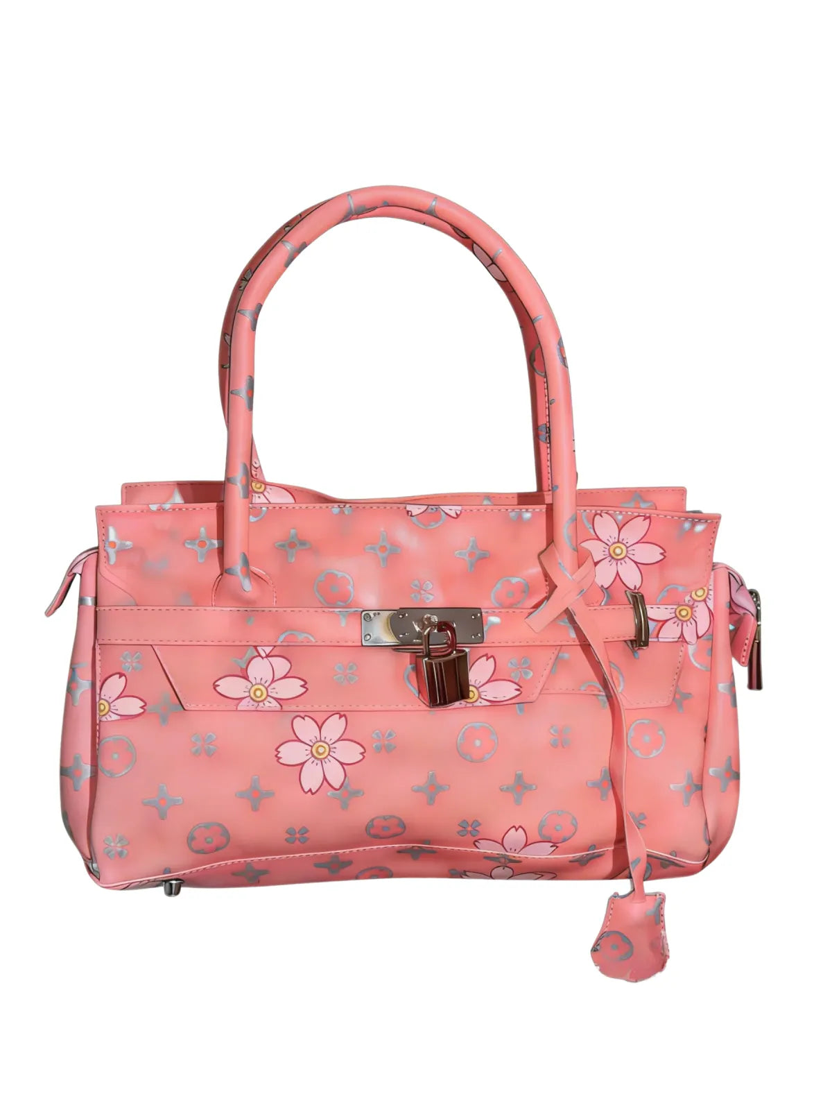 Coral Jelly Shoulder Firkin Bag – Medium