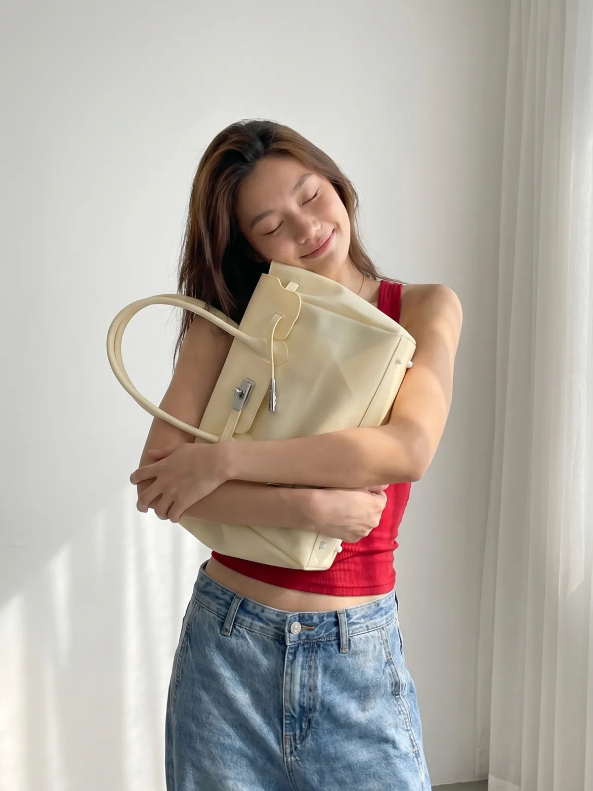 Cream Jelly Mood Bag – Large