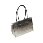 Croc Jelly Firkin Bag – Clear Grey Crocodile Tote
