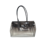 Croc Jelly Firkin Bag – Clear Grey Crocodile Tote
