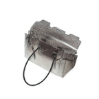 Croc Jelly Firkin Bag – Clear Grey Crocodile Tote