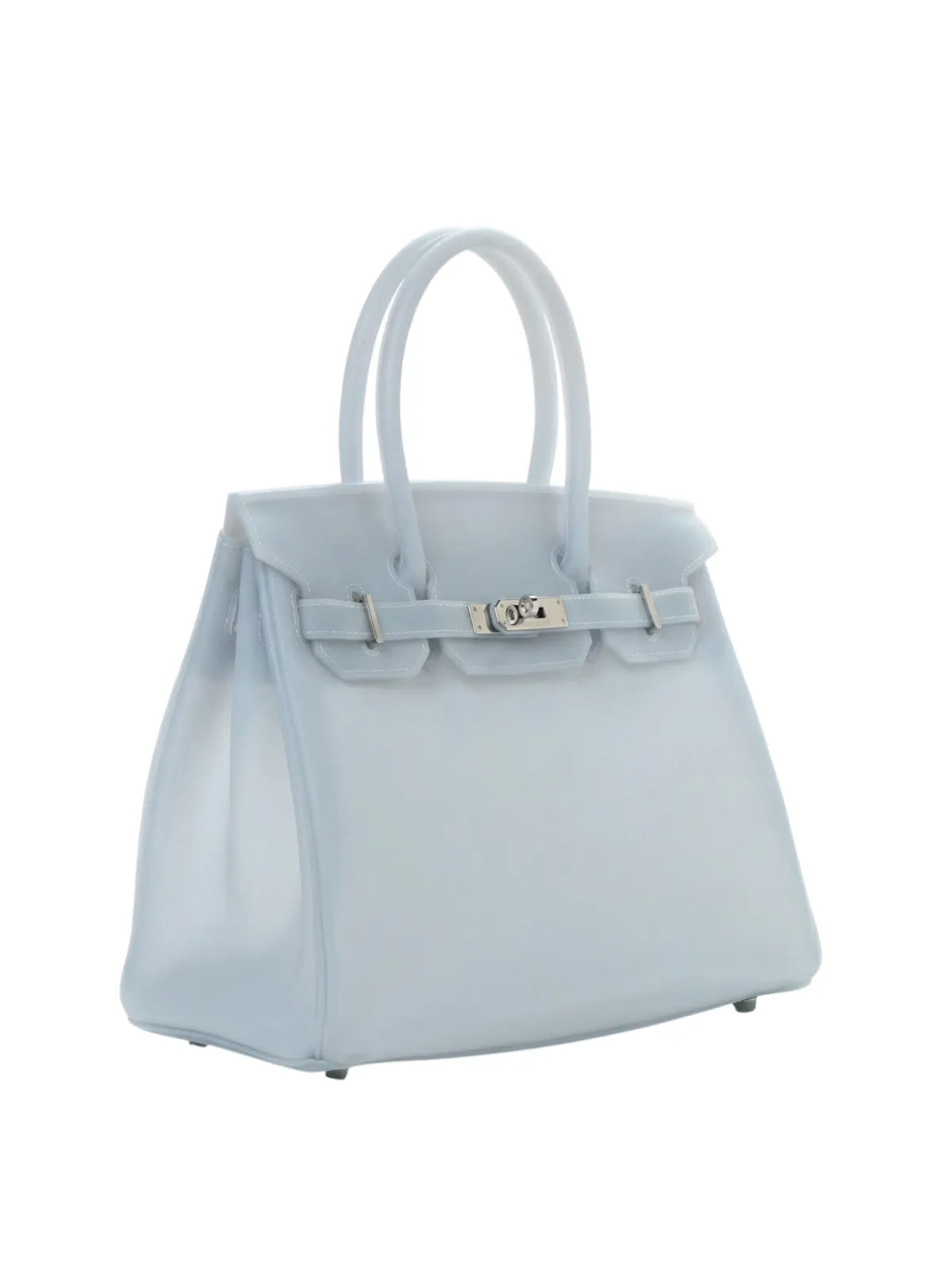 Ice Blue Jelly Mood Bag – Medium (Clean Girl Energy)