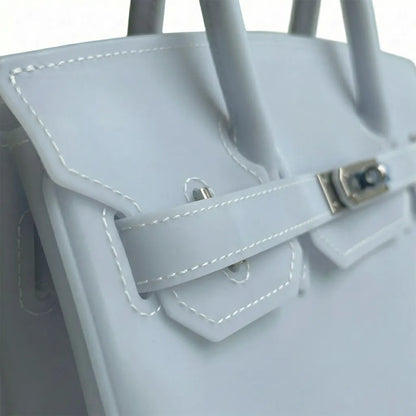 Ice Blue Jelly Mood Bag – Medium (Clean Girl Energy)