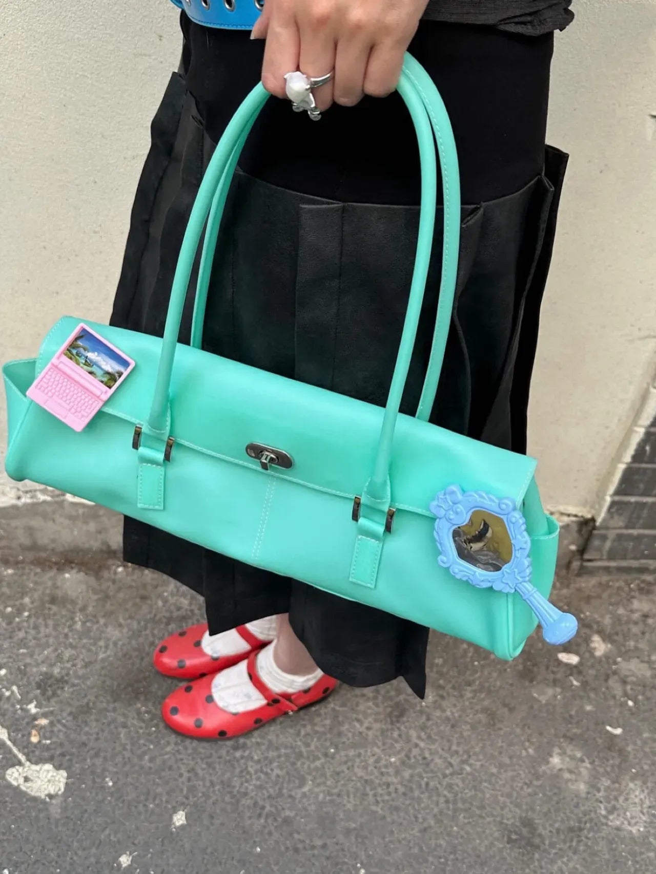 Jelly Baguette Shoulder Bag