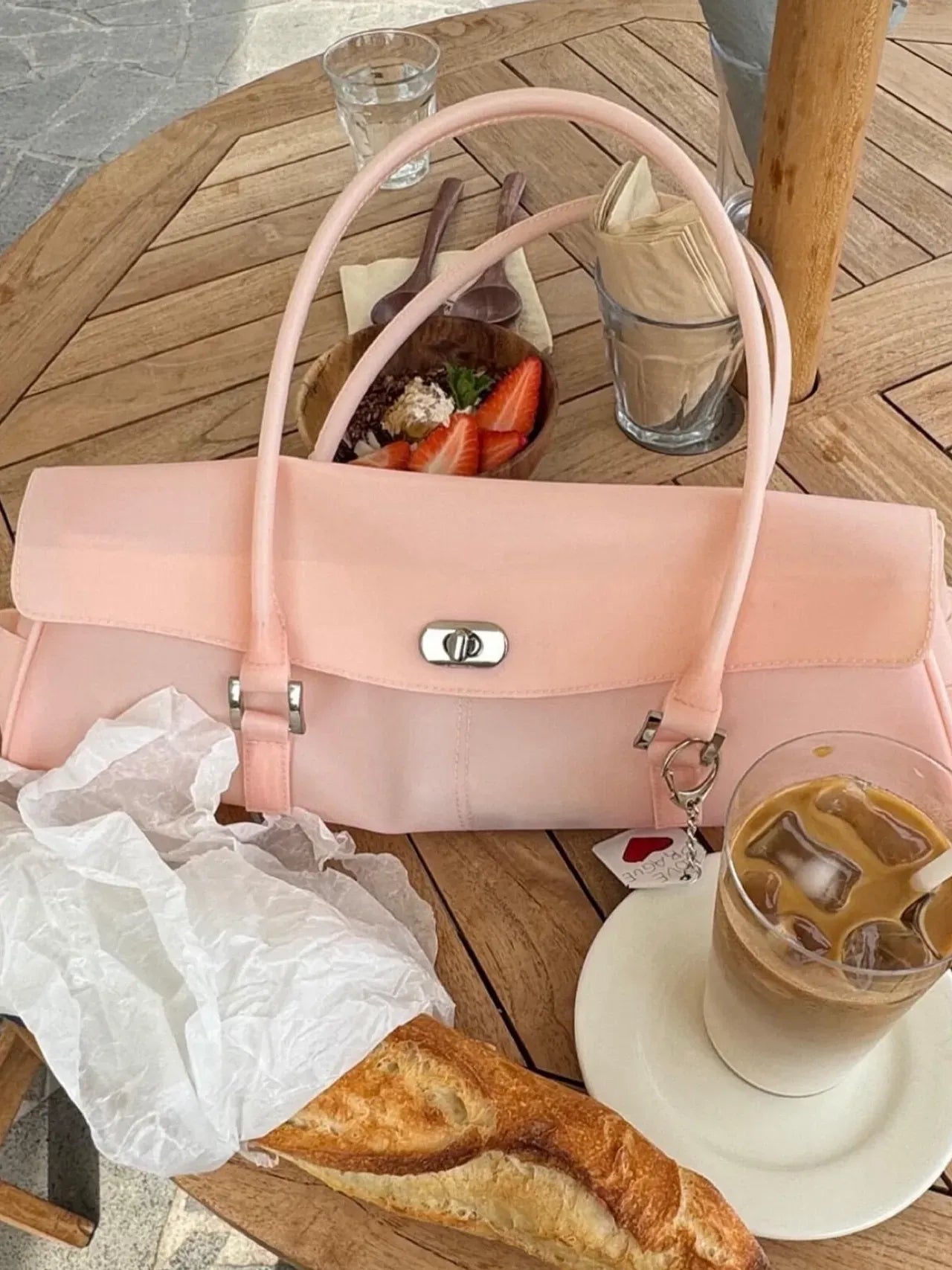 Jelly Baguette Shoulder Bag