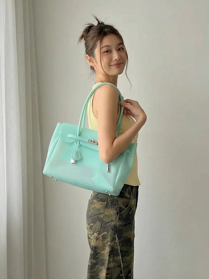 Mint Jelly Mood Bag – Medium (Y2K Candy Girl Energy)