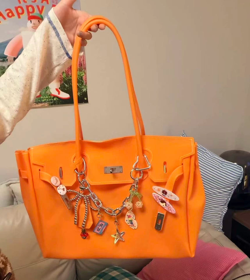 Orange Jelly Firkin Bag
