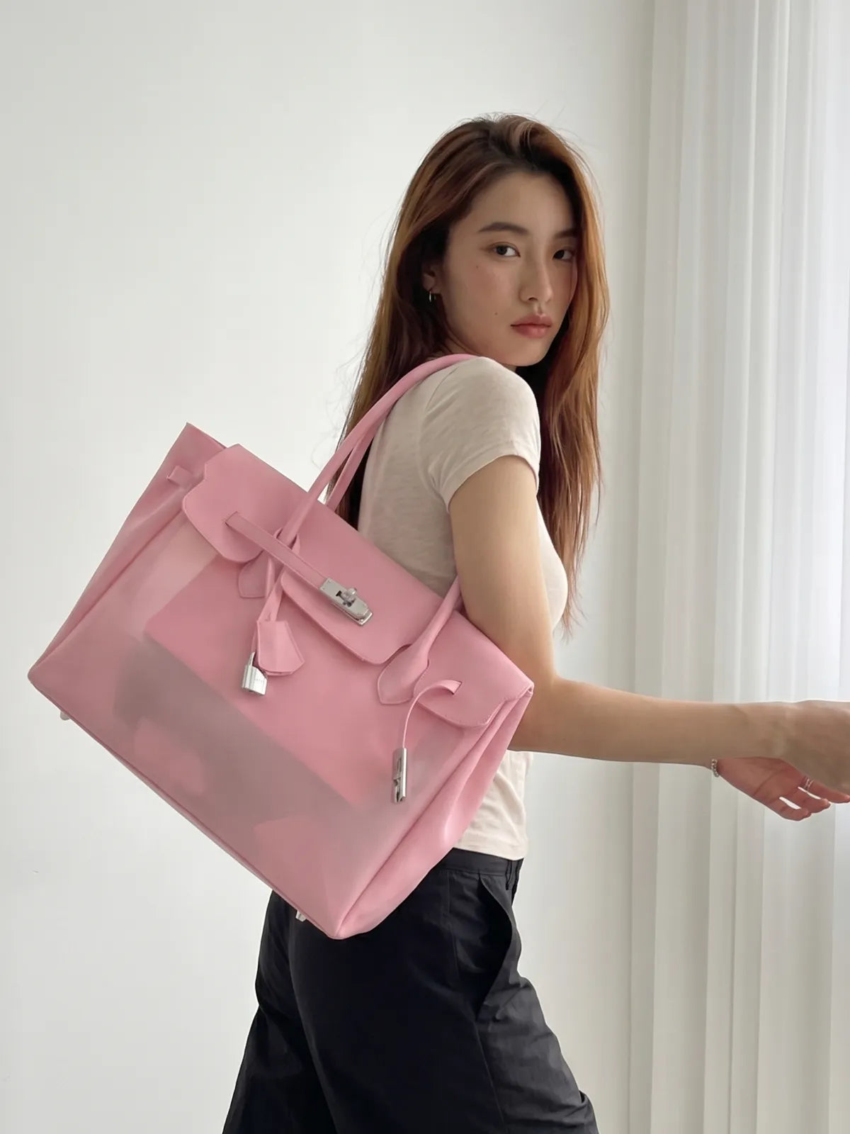 Pink Jelly Mood Bag 40