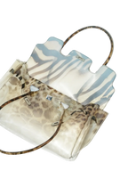 Zebra Leopard Jelly Firkin Bag