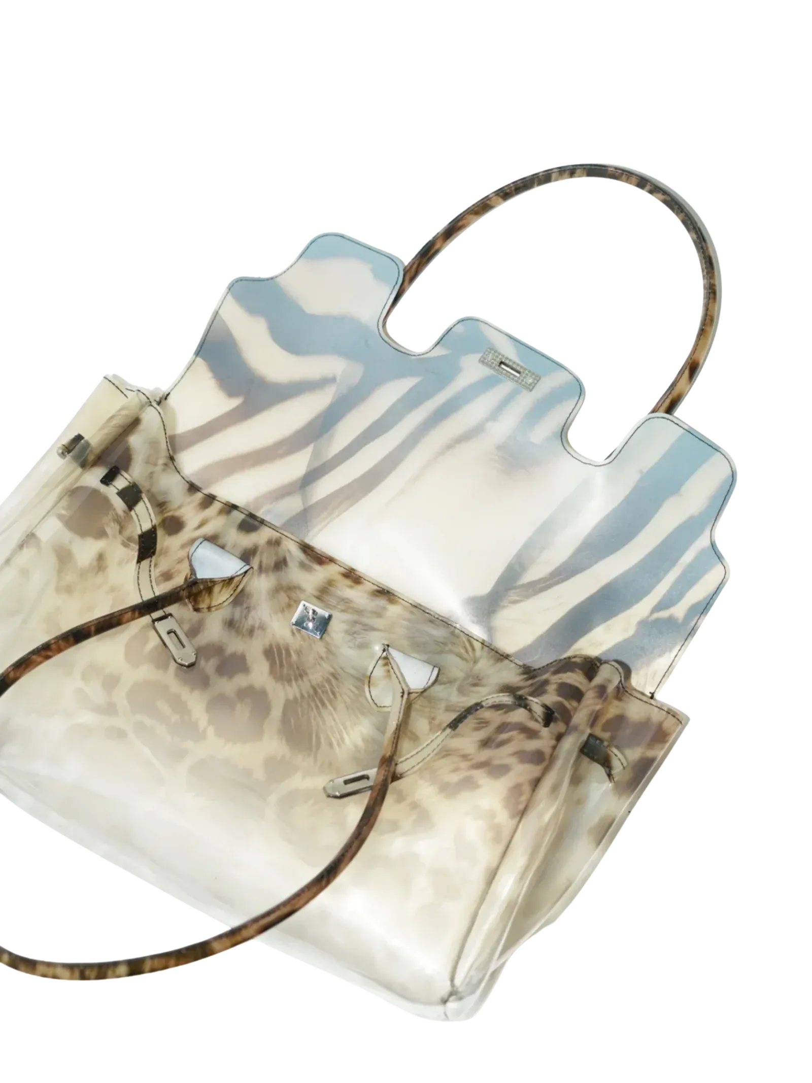 Zebra Leopard Jelly Firkin Bag