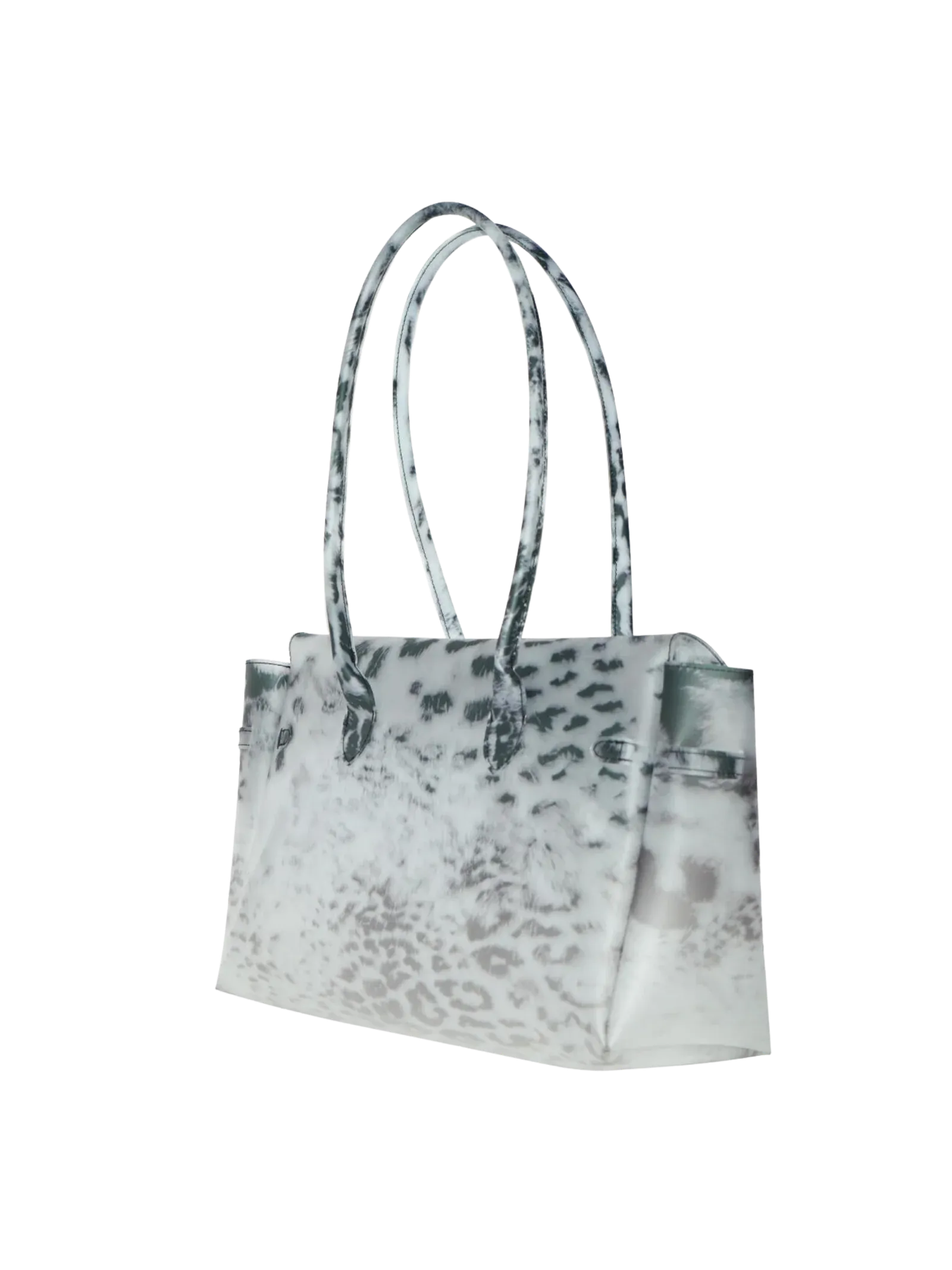 Snow Leopard Jelly Firkin Bag tpu
