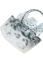 Snow Leopard Jelly Firkin Bag tpu