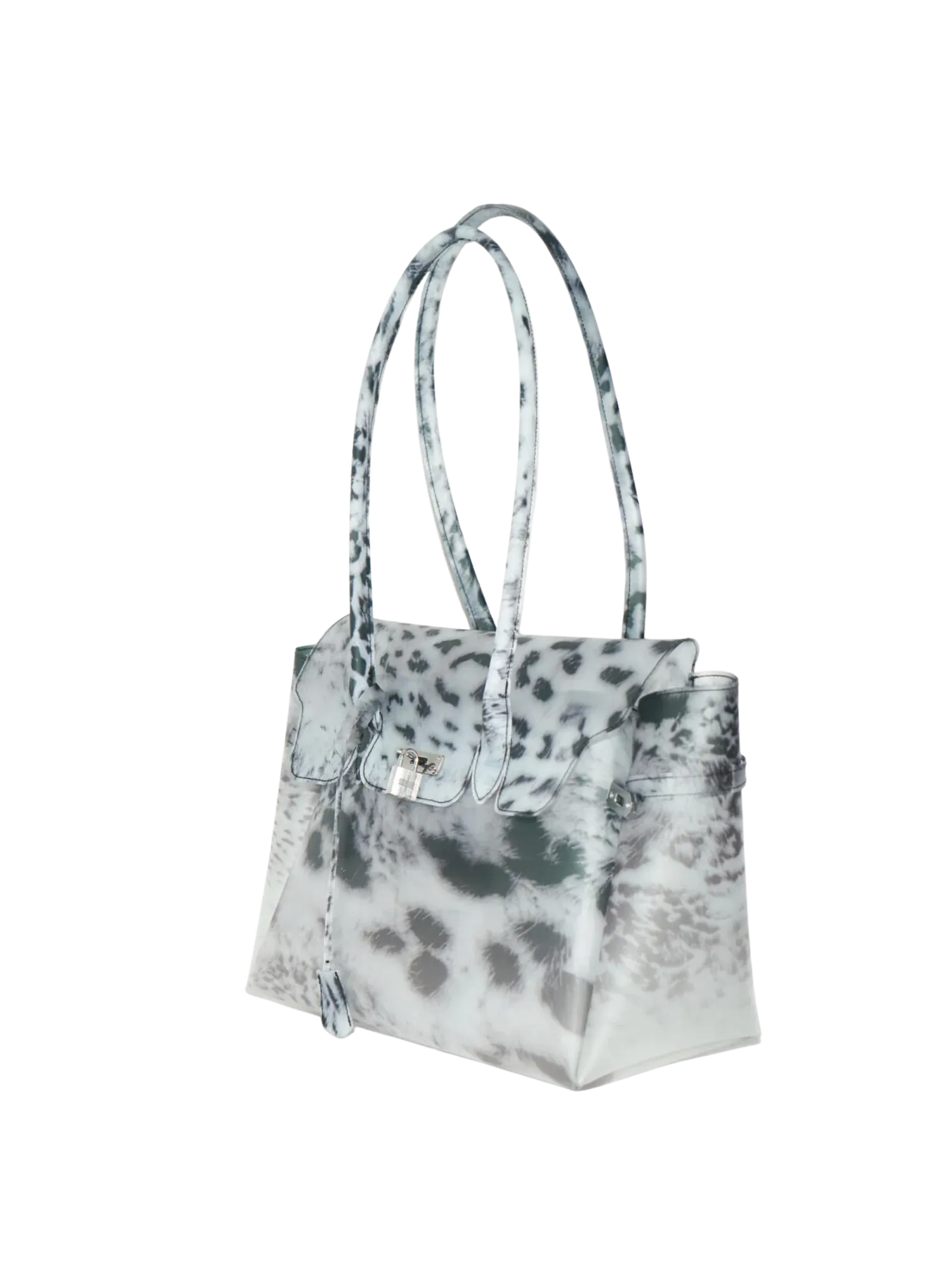 Snow Leopard Jelly Firkin Bag tpu