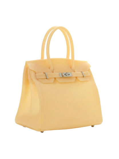 Soft Yellow Jelly Mood Bag – Medium (Y2K Candy Sunny Girl Energy)