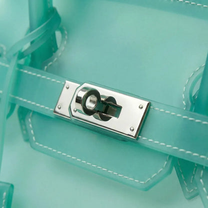 Teal Jelly Mood Bag – Medium (Y2K Cool Girl Energy)