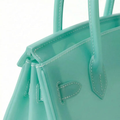 Teal Jelly Mood Bag – Medium (Y2K Cool Girl Energy)