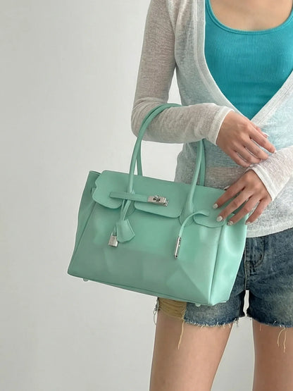 Teal Jelly Mood Bag – Medium (Y2K Cool Girl Energy)