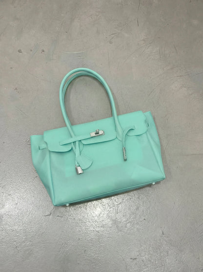 Teal Jelly Mood Bag – Medium (Y2K Cool Girl Energy)