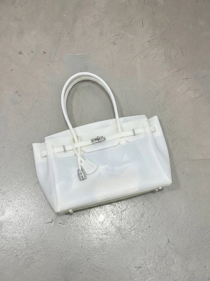 White Jelly Firkin Bag 40 - Y2K Candy Bag