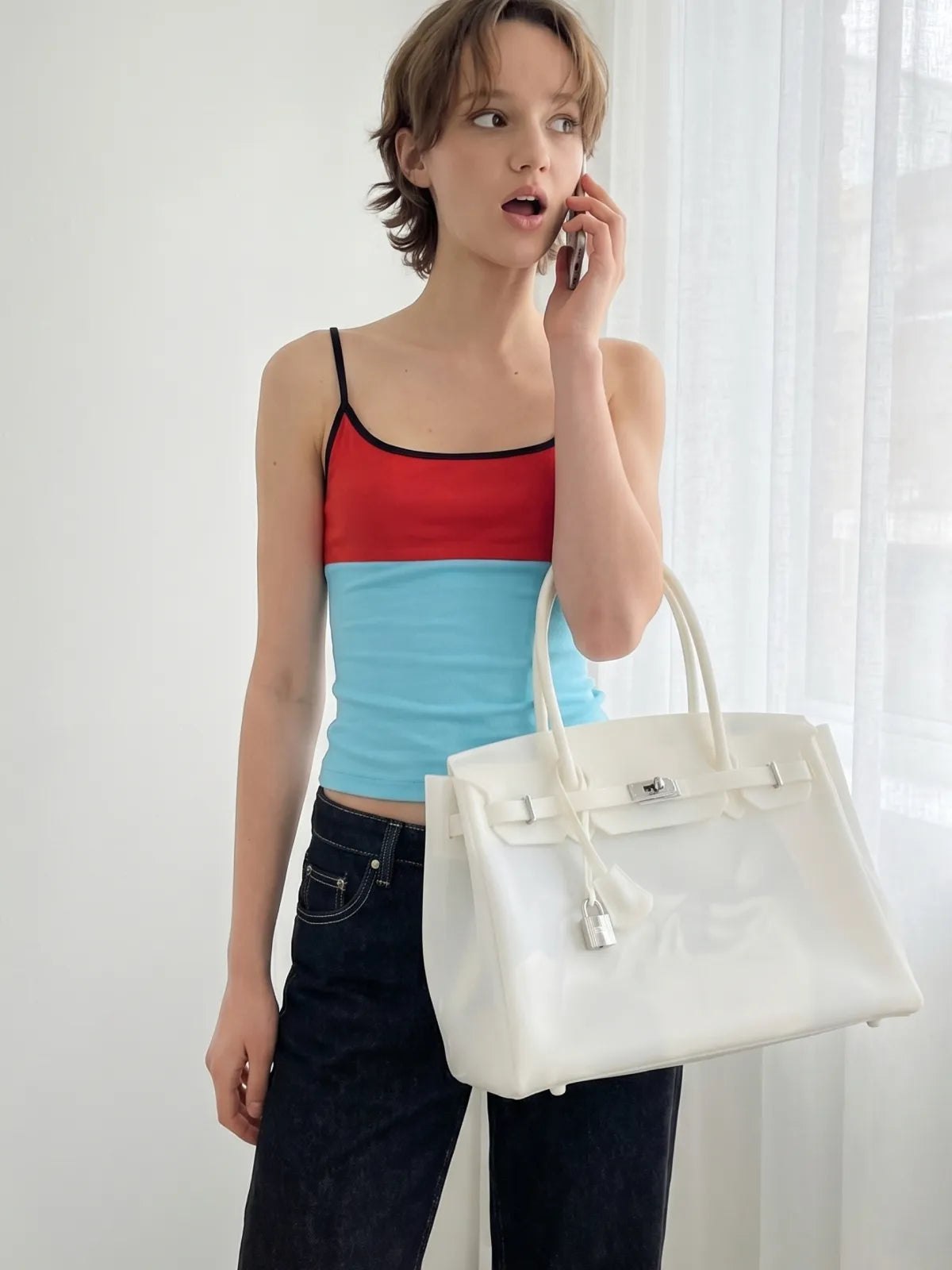 White Jelly Firkin Bag 40 - Y2K Candy Bag