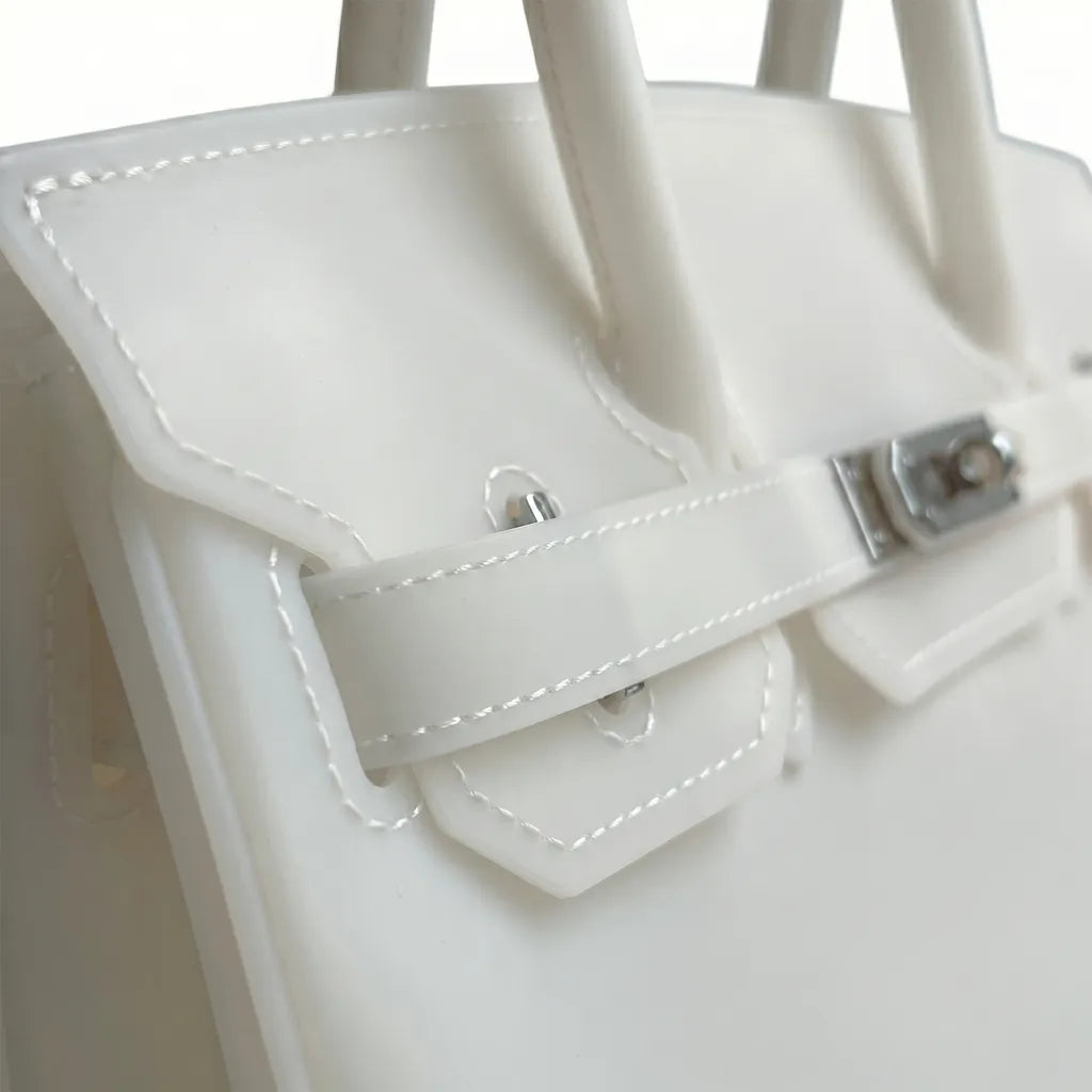 White Jelly Firkin Bag 40 - Y2K Candy Bag