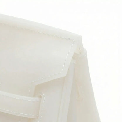 White Jelly Firkin Bag -Large Y2K Candy Bag