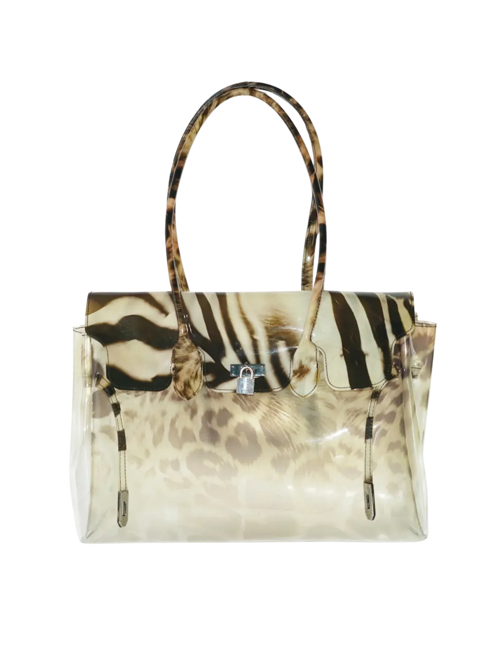 Zebra Leopard Jelly Firkin Bag